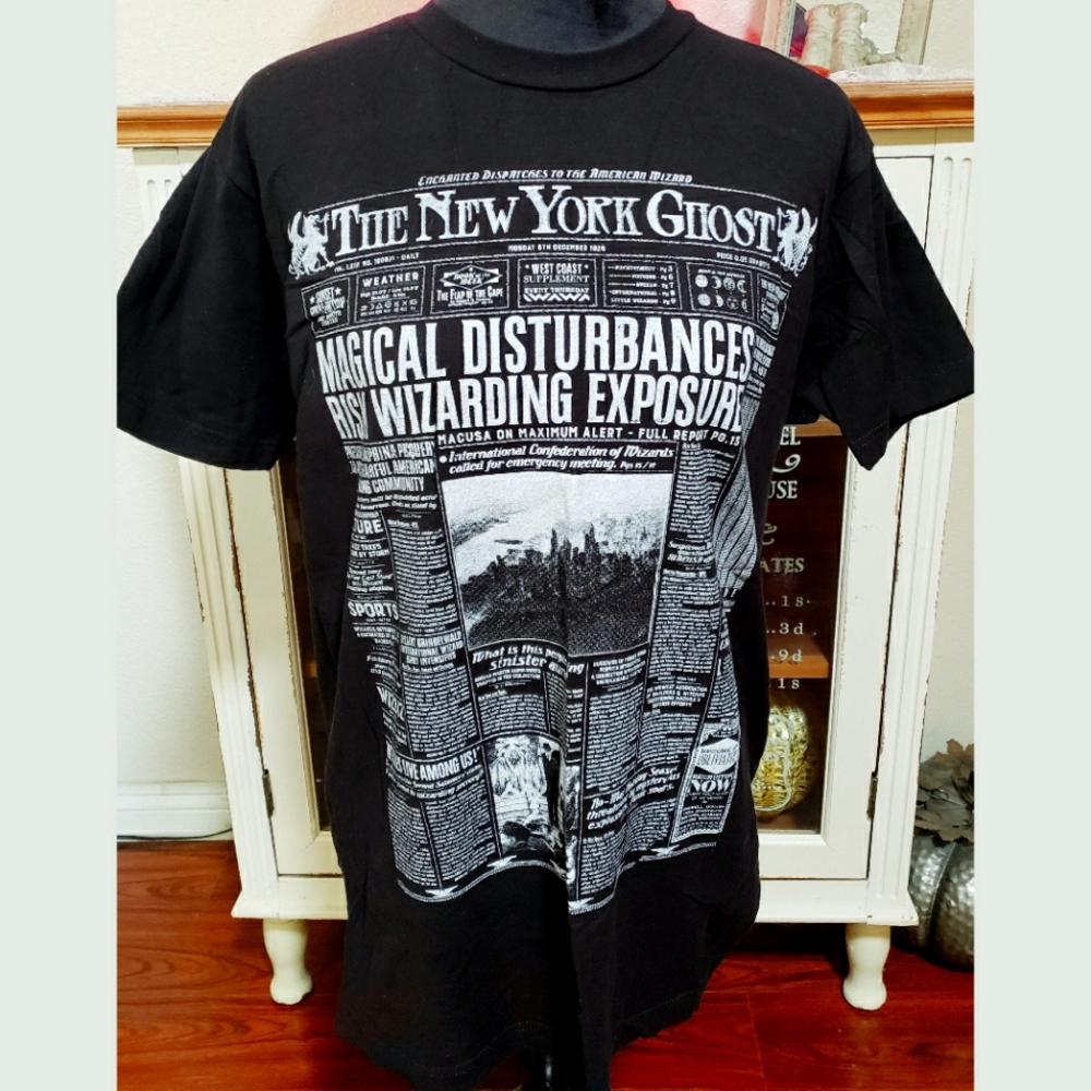Fantastic Beasts Newspaper Headline Tee